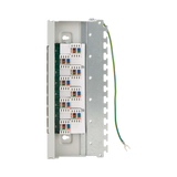 Tripp Lite Cat6a STP Patch Panel, 8 Ports, DIN Rail or Wall Mount, TAA — Being Shipped