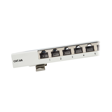 Tripp Lite Cat6a STP Patch Panel, 8 Ports, DIN Rail or Wall Mount, TAA — Being Shipped