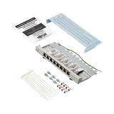 Tripp Lite Cat6a STP Patch Panel, 8 Ports, DIN Rail or Wall Mount, TAA — Being Shipped