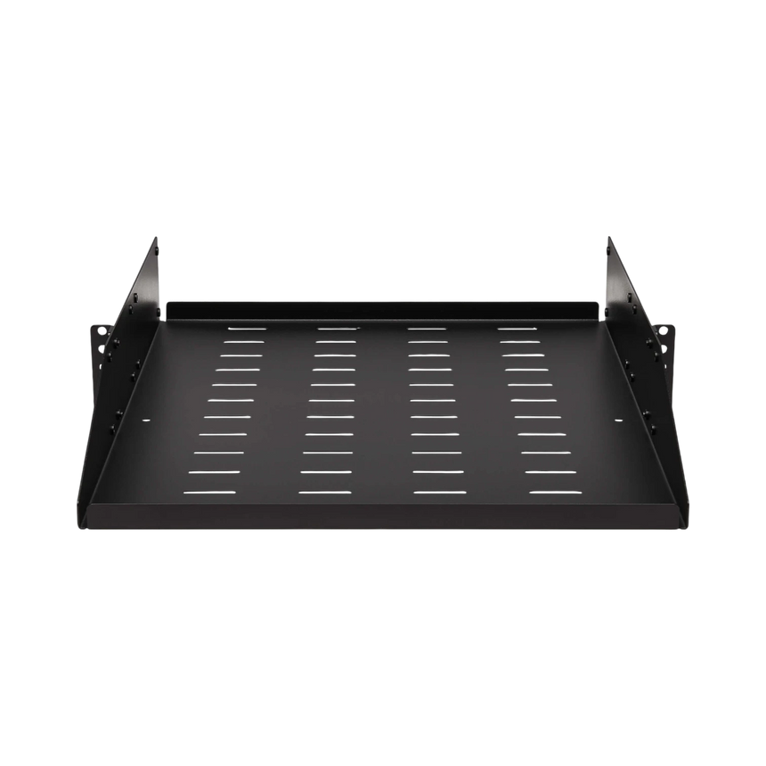 Tripp Lite SmartRack Universal-Mount Steel Rack Shelf, 2U, Vented, 21.7 in. Deep, Holds up to 100 lb. (45 kg) — Being Shipped