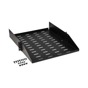 Tripp Lite SmartRack Universal-Mount Steel Rack Shelf, 2U, Vented, 21.7 in. Deep, Holds up to 100 lb. (45 kg) — Being Shipped
