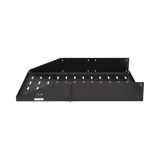 Tripp Lite SmartRack Universal-Mount Steel Rack Shelf, 2U, Vented, 21.7 in. Deep, Holds up to 100 lb. (45 kg) — Being Shipped