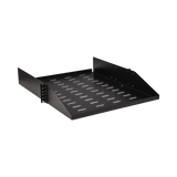 Tripp Lite SmartRack Universal-Mount Steel Rack Shelf, 2U, Vented, 21.7 in. Deep, Holds up to 100 lb. (45 kg) — Being Shipped