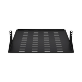 Tripp Lite SmartRack Center-Mounted Steel Rack Shelf, 2U, Vented, 21.5 in. Deep, Holds up to 100 lb. (45 kg) — Being Shipped