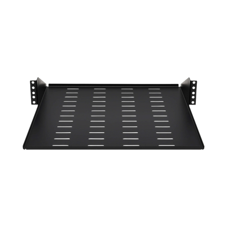 Tripp Lite SmartRack Center-Mounted Steel Rack Shelf, 2U, Vented, 21.5 in. Deep, Holds up to 100 lb. (45 kg) — Being Shipped