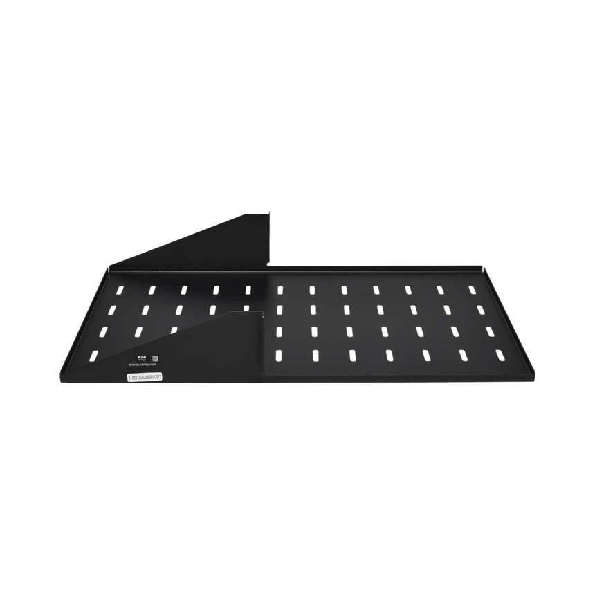 Tripp Lite SmartRack Center-Mounted Steel Rack Shelf, 2U, Vented, 21.5 in. Deep, Holds up to 100 lb. (45 kg) — Being Shipped