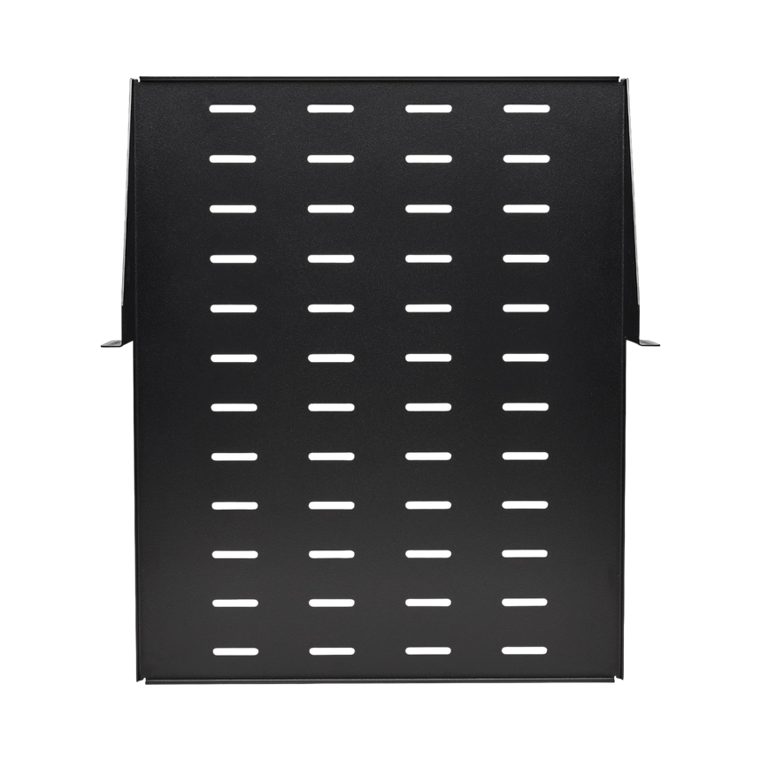 Tripp Lite SmartRack Center-Mounted Steel Rack Shelf, 2U, Vented, 21.5 in. Deep, Holds up to 100 lb. (45 kg) — Being Shipped