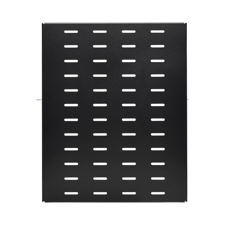 Tripp Lite SmartRack Center-Mounted Steel Rack Shelf, 2U, Vented, 21.5 in. Deep, Holds up to 100 lb. (45 kg) — Being Shipped