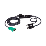 Tripp Lite VGA to DisplayPort and USB-A Adapter Cable Kit for B020-U and B022-U KVM, 6 ft. (1.8 m) — Being Shipped