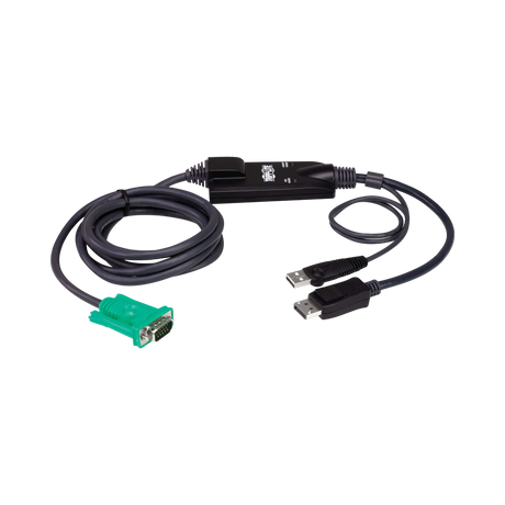 Tripp Lite VGA to DisplayPort and USB-A Adapter Cable Kit for B020-U and B022-U KVM, 6 ft. (1.8 m) — Being Shipped
