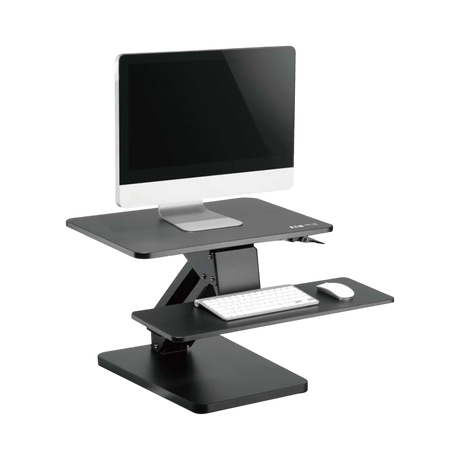 Tripp Lite Safe-IT Adjustable-Height Sit-Stand Desktop Workstation, Antimicrobial Protection — Being Shipped