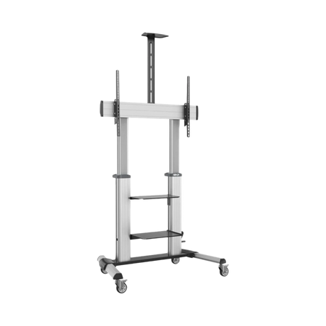 Tripp Lite Safe-IT Heavy-Duty Rolling TV Cart with Height-Adjusting Crank Handle for 60 to 100-inch Displays — Being Shipped