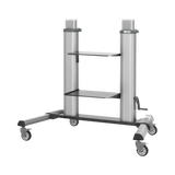 Tripp Lite Safe-IT Heavy-Duty Rolling TV Cart with Height-Adjusting Crank Handle for 60 to 100-inch Displays — Being Shipped