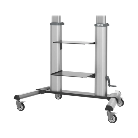 Tripp Lite Safe-IT Heavy-Duty Rolling TV Cart with Height-Adjusting Crank Handle for 60 to 100-inch Displays — Being Shipped