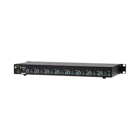 Tripp Lite 8-Port 4K HDMI/USB KVM Switch, 4K 60 Hz Video/Audio, USB Peripheral Sharing, 1U Rack-Mount, TAA — Being Shipped