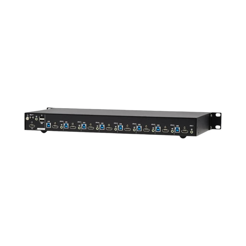 Tripp Lite 8-Port 4K HDMI/USB KVM Switch, 4K 60 Hz Video/Audio, USB Peripheral Sharing, 1U Rack-Mount, TAA — Being Shipped