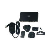 Tripp Lite 2-Port DVI Splitter with Audio and Signal Booster, Single-Link 1080p @ 60 Hz (DVI-D F/2xF), International Plug Adapters, TAA — Being Shipped