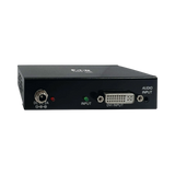 Tripp Lite 2-Port DVI Splitter with Audio and Signal Booster, Single-Link 1080p @ 60 Hz (DVI-D F/2xF), International Plug Adapters, TAA — Being Shipped