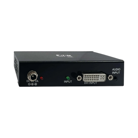 Tripp Lite 2-Port DVI Splitter with Audio and Signal Booster, Single-Link 1080p @ 60 Hz (DVI-D F/2xF), International Plug Adapters, TAA — Being Shipped