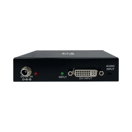 Tripp Lite 2-Port DVI Splitter with Audio and Signal Booster, Single-Link 1080p @ 60 Hz (DVI-D F/2xF), International Plug Adapters, TAA — Being Shipped