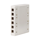 Tripp Lite Surface-Mount Box for Keystone Jacks, 12 Ports, White, TAA — Being Shipped