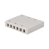 Tripp Lite Surface-Mount Box for Keystone Jacks, 12 Ports, White, TAA — Being Shipped