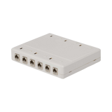 Tripp Lite Surface-Mount Box for Keystone Jacks, 12 Ports, White, TAA — Being Shipped