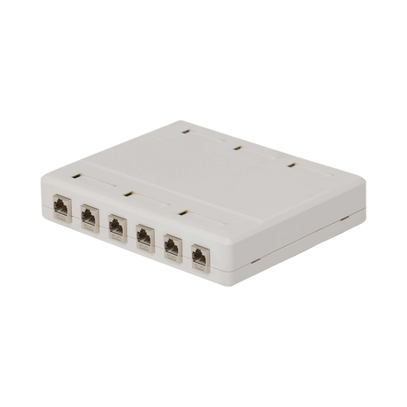 Tripp Lite Surface-Mount Box for Keystone Jacks, 12 Ports, White, TAA — Being Shipped