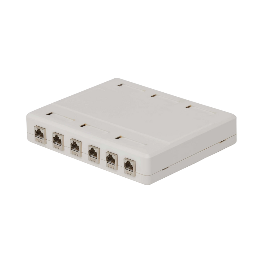 Tripp Lite Surface-Mount Box for Keystone Jacks, 12 Ports, White, TAA — Being Shipped