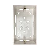 Tripp Lite Double-Gang Surface Mounting Box, UK Style, 86 x 147 x 47 mm, White, TAA — Being Shipped