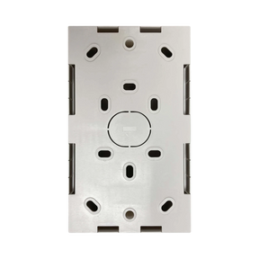 Tripp Lite Double-Gang Surface Mounting Box, UK Style, 86 x 147 x 47 mm, White, TAA — Being Shipped