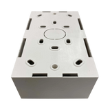 Tripp Lite Double-Gang Surface Mounting Box, UK Style, 86 x 147 x 47 mm, White, TAA — Being Shipped