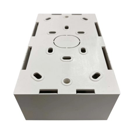 Tripp Lite Double-Gang Surface Mounting Box, UK Style, 86 x 147 x 47 mm, White, TAA — Being Shipped