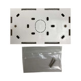 Tripp Lite Double-Gang Surface Mounting Box, UK Style, 86 x 147 x 47 mm, White, TAA — Being Shipped