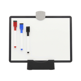 Tripp Lite Magnetic Dry-Erase Whiteboard with Stand, VESA Mount, 3 Markers (Red/Blue/Black), Black Frame — Being Shipped