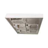 Tripp Lite 4-Port UK-Style Keystone Wall Plate, Unloaded Shuttered Module, White, TAA — Being Shipped