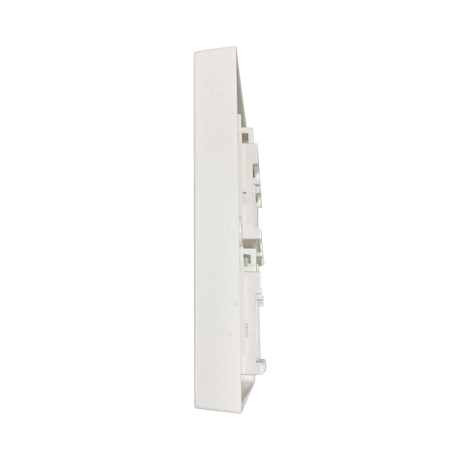 Tripp Lite 4-Port UK-Style Keystone Wall Plate, Unloaded Shuttered Module, White, TAA — Being Shipped