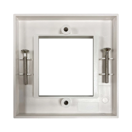 Tripp Lite Single-Gang UK-Style Gang Frame for Insert Modules, White, TAA — Being Shipped