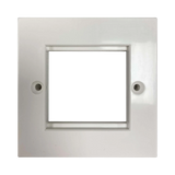 Tripp Lite Single-Gang UK-Style Gang Frame for Insert Modules, White, TAA — Being Shipped