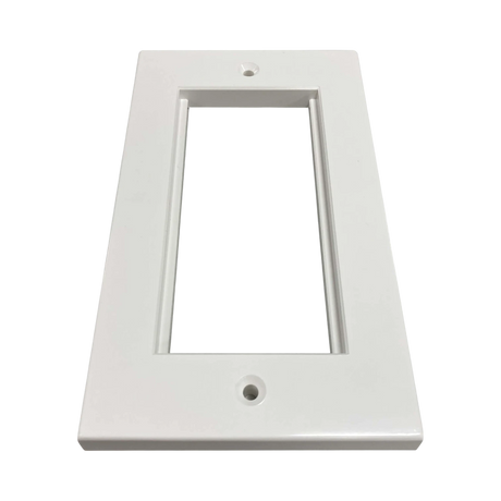 Tripp Lite Double-Gang UK-Style Gang Frame for Insert Modules, White, TAA — Being Shipped