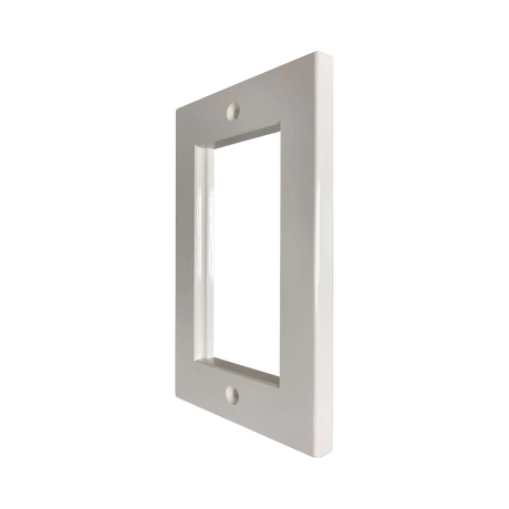 Tripp Lite Double-Gang UK-Style Gang Frame for Insert Modules, White, TAA — Being Shipped