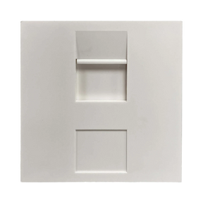 Tripp Lite 1-Port UK-Style Unloaded Shuttered Module, 50 x 50 mm, White, TAA — Being Shipped