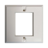 Tripp Lite 1-Port UK-Style Gang Frame for 6C-Type Insert Module, White — Being Shipped