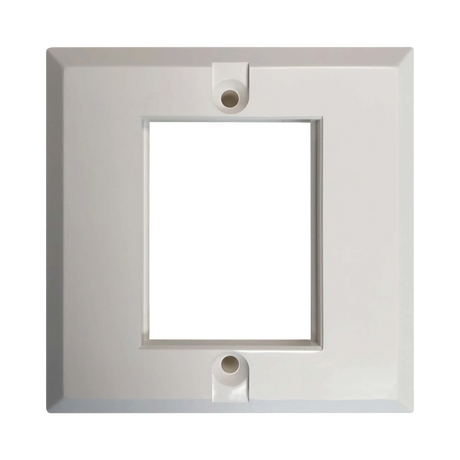 Tripp Lite 1-Port UK-Style Gang Frame for 6C-Type Insert Module, White — Being Shipped