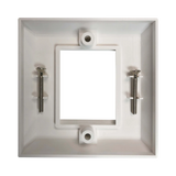 Tripp Lite 1-Port UK-Style Gang Frame for 6C-Type Insert Module, White — Being Shipped