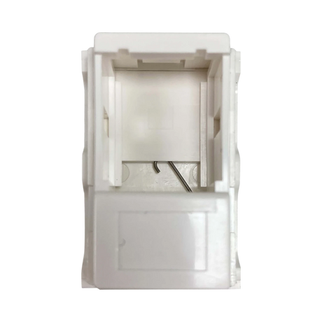 Tripp Lite UK-Style 6C-Type Unloaded Shuttered Module, White, TAA — Being Shipped