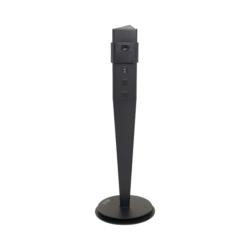 Tripp Lite Safe-IT 5-Port Mobile Power Tower and USB Charging Station - USB-C 60W, 4x USB-A, 6x 5-15R, Wireless Charging, 1000 Joules, 10 ft. Cord, Antimicrobial Protection — Being Shipped