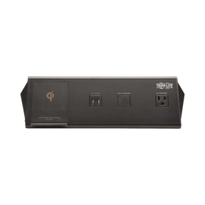 Tripp Lite Safe-IT 6-Port USB Charging Station, 2x USB-C 60W, 4x USB-A, 2x 5-15R, Wireless Charging, 1000 Joules, 10 ft. Cord, Antimicrobial Protection — Being Shipped