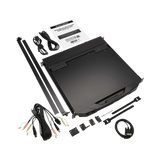 Tripp Lite 1U Rack-Mount Short-Depth HDMI KVM Console with 18.5 in. LCD, TAA — Being Shipped