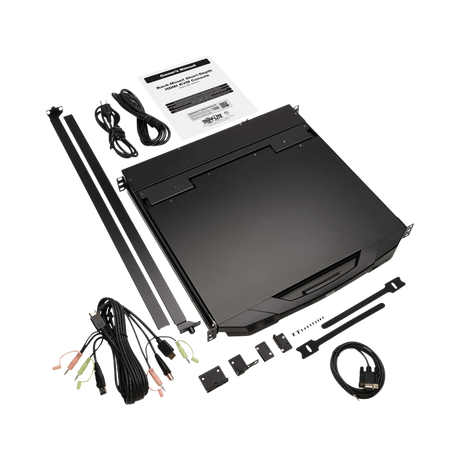 Tripp Lite 1U Rack-Mount Short-Depth HDMI KVM Console with 18.5 in. LCD, TAA — Being Shipped
